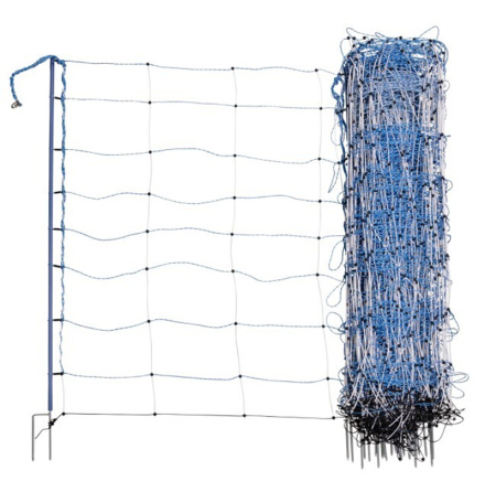Frelnt TitanNet XBraid Premium 122 cm Dubbelspets Bl-Vit/Vit 9 trdar 50 Meter Elstngselnt