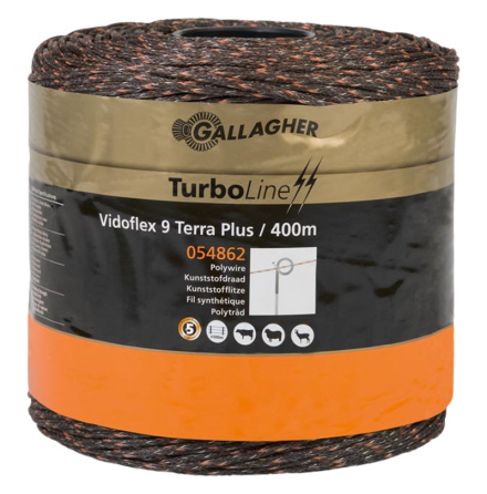 Eltrd Gallagher Vidoflex 9 TurboLine Plus Terra 400 meter *