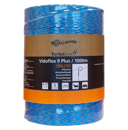 Eltrd Gallagher Vidoflex 9 TurboLine Plus Bl 1000 meter *