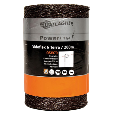 Eltrd Gallagher Vidoflex 6 PowerLine Terra 200 meter *