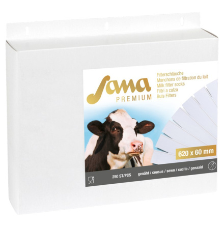 Mjlkfilter Filterstrumpa Sana Premium 620 x 60 mm 250-pack