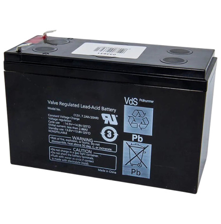 Batteri 12V 7,2Ah Gallagher S100, S200, S400 *