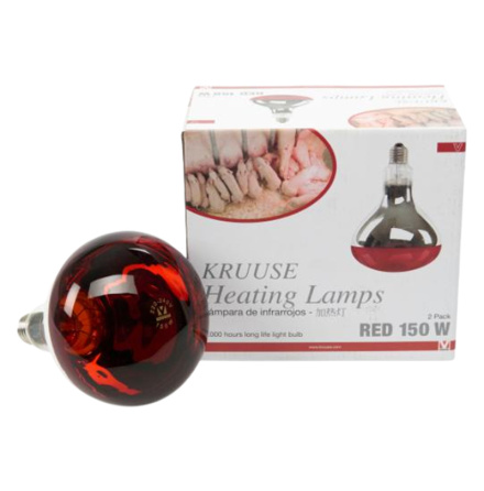 Vrmelampa 150 W, Rd 420-pack Kruuse (210 x 2 st)