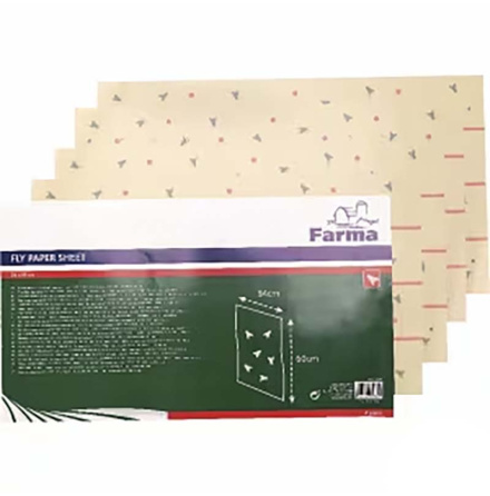 Flugpapper 34 x 60 cm 4-pack