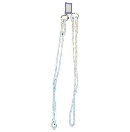 Frlossningsrep med metallring (60 + 60 cm) 2-pack