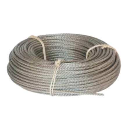 Vinschvajer Galvaniserad 4 mm 6x19+FE 8700 N - 500 Meter *