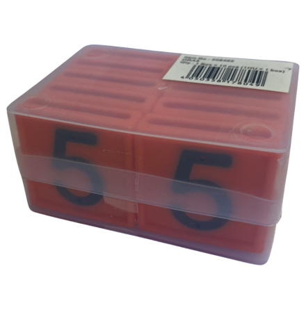 Halsremsmrke Orange Nr. 5    10-pack
