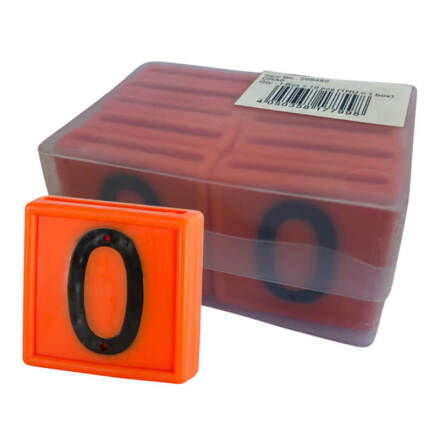 Halsremsmrke Orange Nr. 0    10-pack