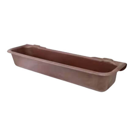 Fodertrg 120 liter No.1600 Brun OK Plast *