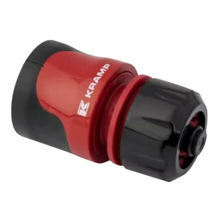 Snabbkoppling Kramp med vattenstopp f�r slang 1/2" - 5/8" *