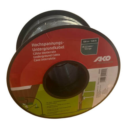 Matarkabel / Matarledning AKO 2.5 mm 100 meter 0.030 Ohm/m