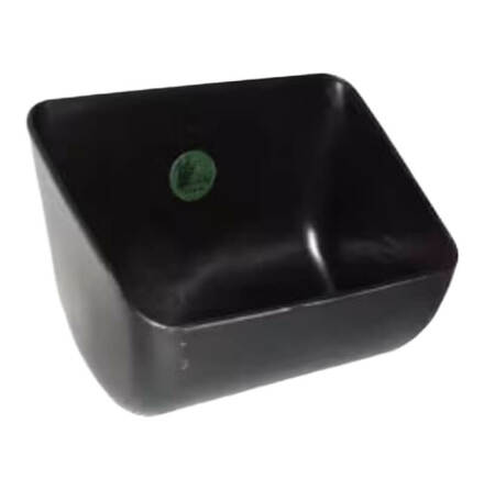 Foderkrubba 14 liter No.145 Svart OK Plast *