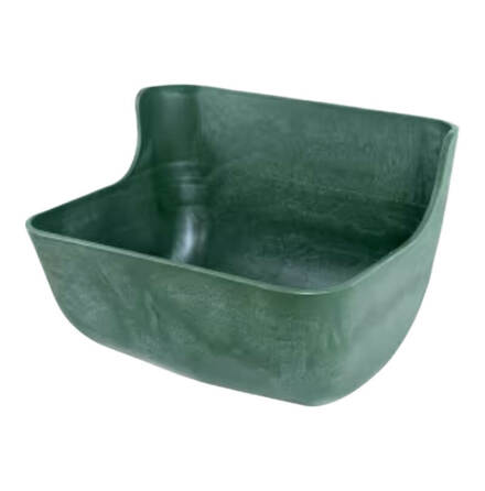 Foderkrubba med rensplugg 12,5 liter No.142 Grn OK Plast *