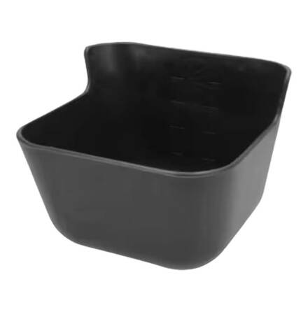 Foderkrubba 7 liter No.109 Svart OK Plast *