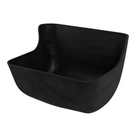 Foderkrubba med rensplugg 12,5 liter No.142 Svart OK Plast *