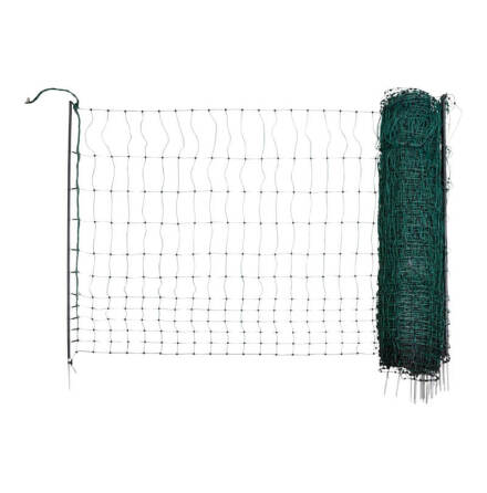 Elnt AKO Lamm/Hns Premium Dubbelspets 122 cm Grn 12 trdar 50 Meter Elstngselnt