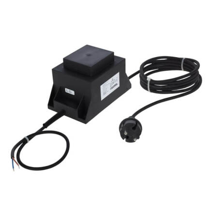Transformator med stickpropp IP44 230 V -&gt; 24V 400 VA