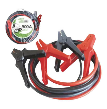 Startkabelsats 25 mm2 500 A - 3,5 meter Isolerade klmmor