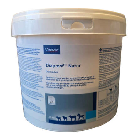 Diaproof Natur 2,5 kg f�r kalv, f�l, lamm, killing Virbac