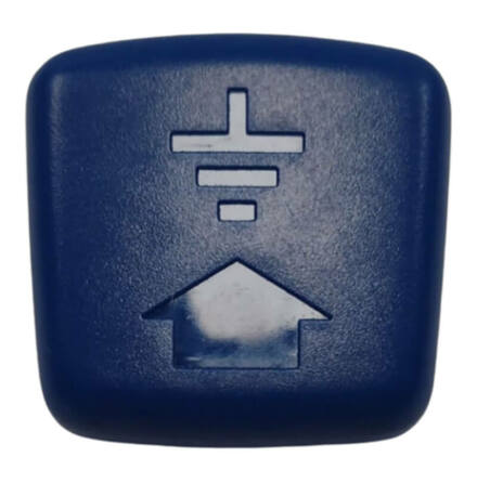 Bl� Knapp till anslutngsbleck