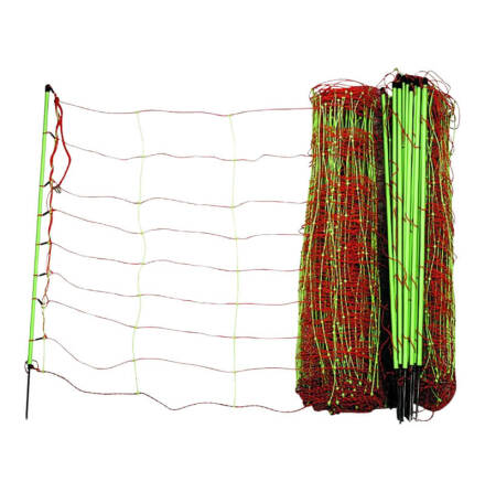 Eln�t F�r/Get 106 cm Enkelspets R�d/Gr�n 9 tr�dar 50 Meter Beaumont Elst�ngseln�t