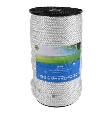 Elrep Swedguard Pro+ 8 mm vit 200 m spole 0,3 ohm/m