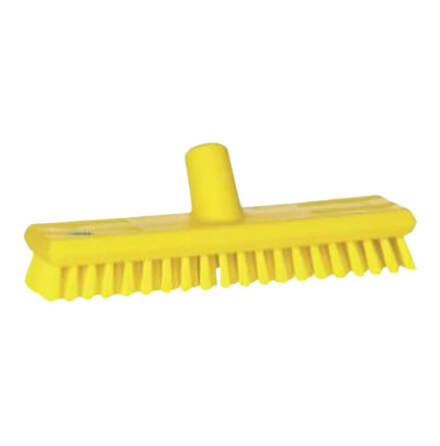 Golvskurborste h�rd 27 cm Gul Vikan till skaft #