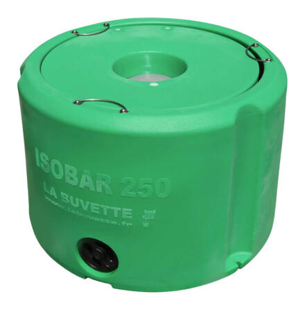 La Buvette Isobar 250 isolerat vattentr�g f�r h�st med flytlock