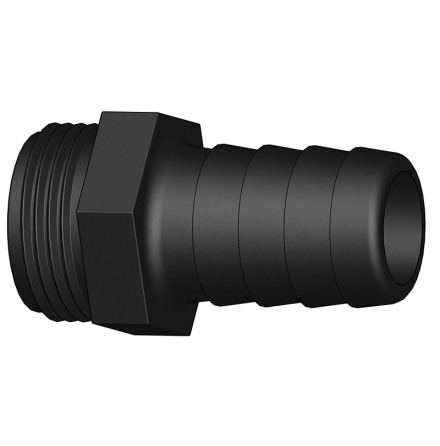 Slangstuds - 1&quot; Gnga x 25 mm Slangsanslutning