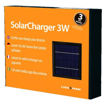 Solpanel 3 Watt till 20-014 Luda FenceAlarm *