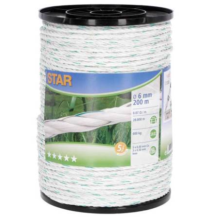 Elrep Star 6 mm 200 Meter. 0,07 Ohm/m