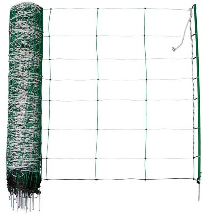 Frelnt TitanNet 90 cm Enkelspets Vit/Grn 7 trdar 50 Meter