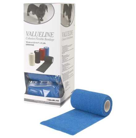 Elastiskt bandage VALUELINE Vet-Flex 10cmx4,5m Bl 10-pack