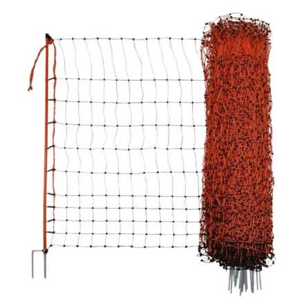 Elnt Lamm/Hns Dubbelspets 106 cm Orange/Orange 11 trdar 50 Meter Elstngselnt