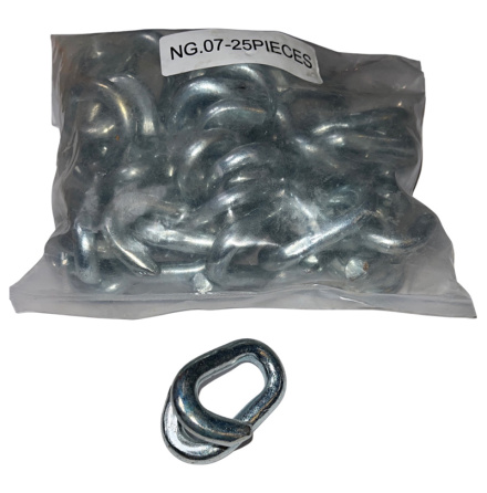 Reparationslnk 7 mm elfrzinkad 25-pack