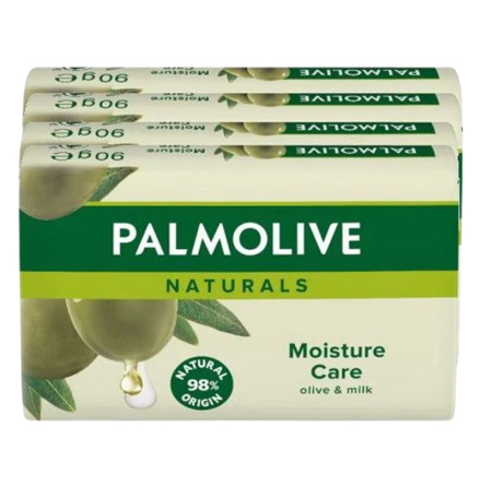 Hårdtvål Palmolive Natural Moisture Care Olive 4x90 g