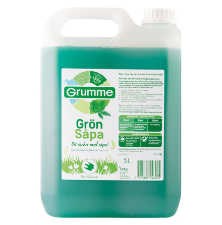 Grumme Grönsåpa 5 Liter